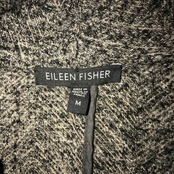 Eileen Fisher Drop Front Jacket with Pockets Size M - Picture 6 of 11